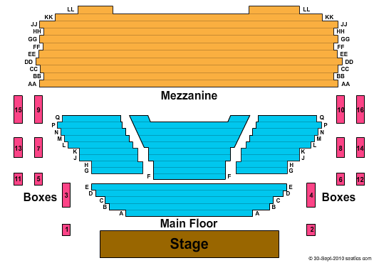 Albert Ivar Goodman Theatre End Stage Seating Chart